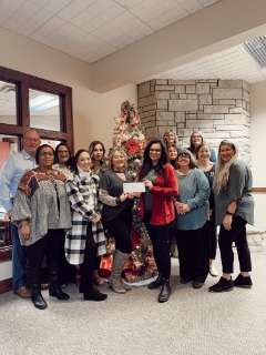 Newport Branch Jeans Day Employee Donations to Isaiah House 2023